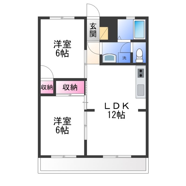 プレゼンス狐島の間取り