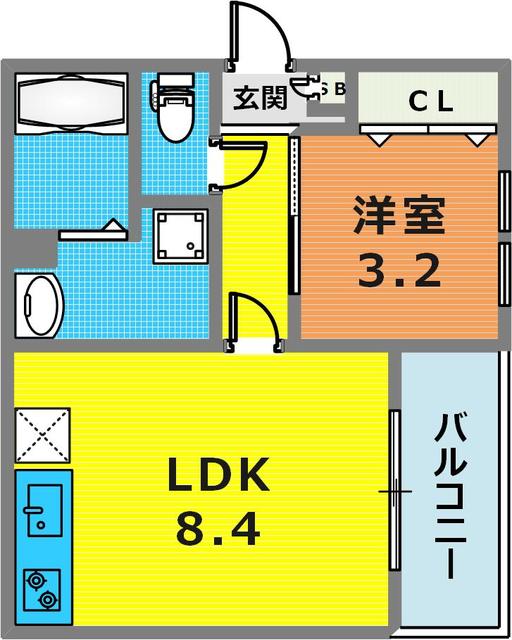 シエーナ魚崎の間取り