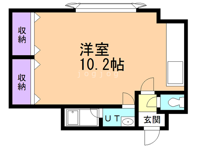 札幌市北区北三十二条西のマンションの間取り