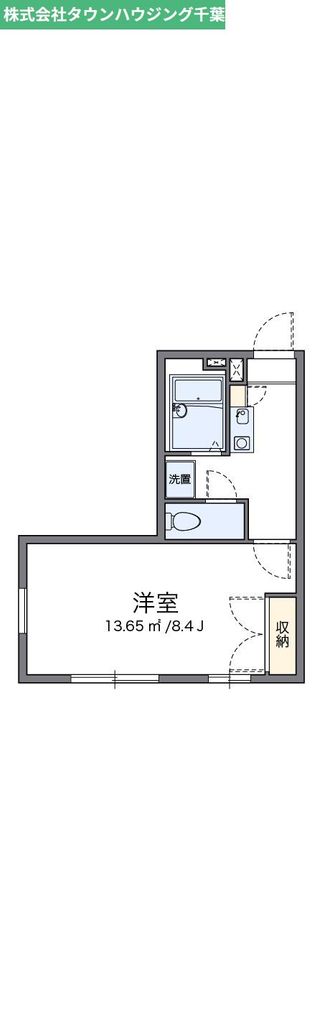 レオパレスリバーテラスの間取り