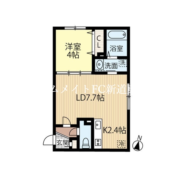 FUTABA　SQUARE　N21の間取り