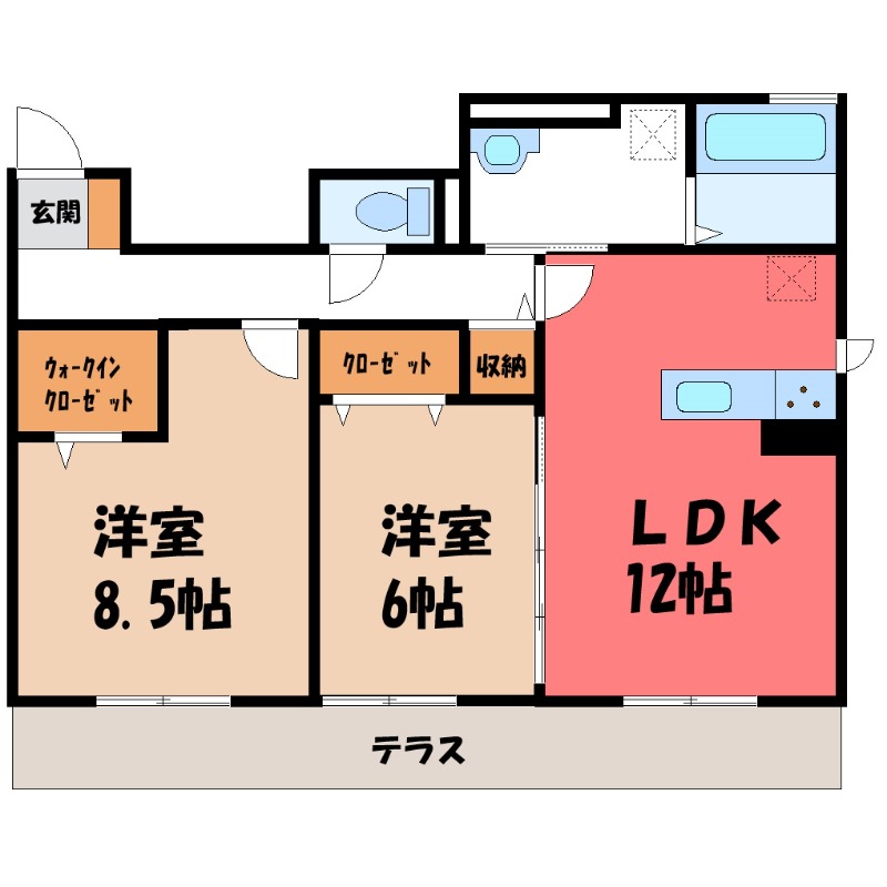 メゾン セジュール IIIの間取り