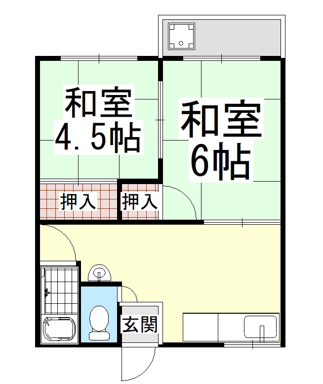 シャルム宇田の間取り