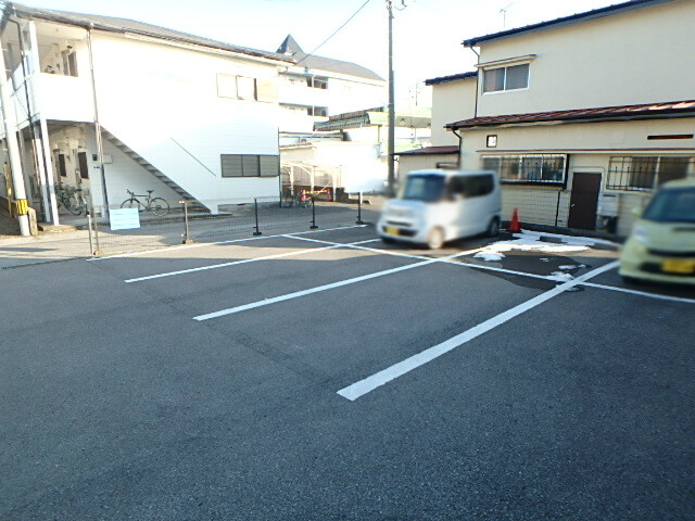 【宇都宮市陽東のアパートの駐車場】