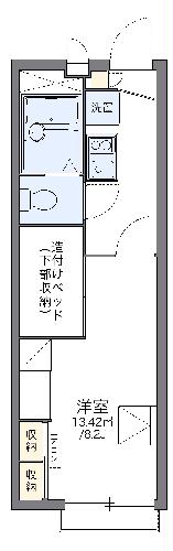 レオパレス津田山手の間取り