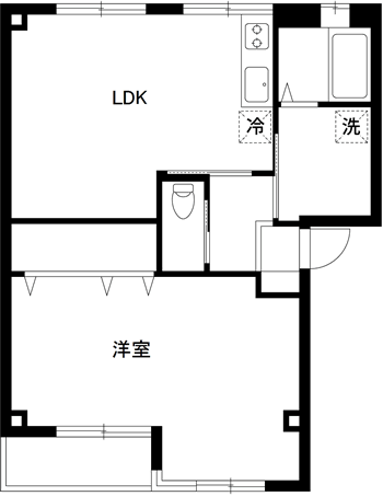 グランジュテ野神の間取り