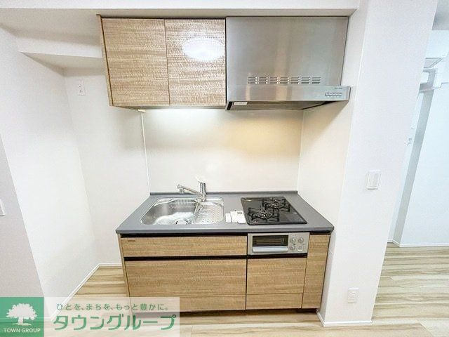 【新宿区早稲田町のマンションのキッチン】