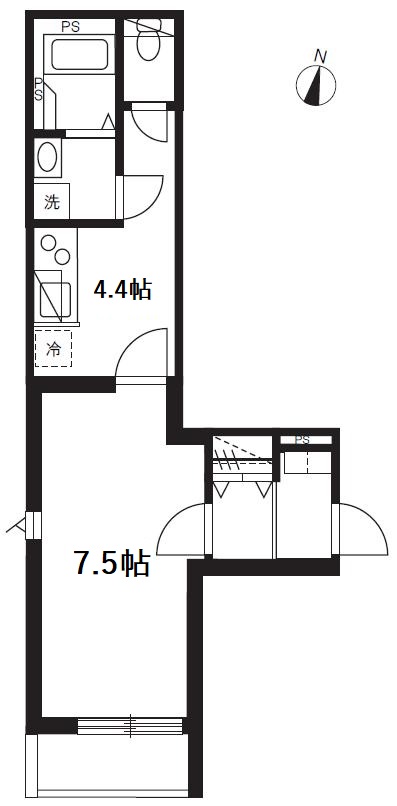 ミュオン北千住の間取り