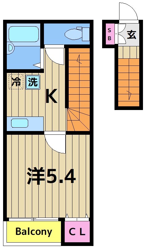 【クレフラスト青井の間取り】