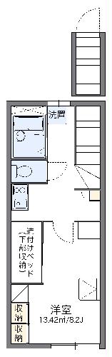 【レオパレス葛原の間取り】