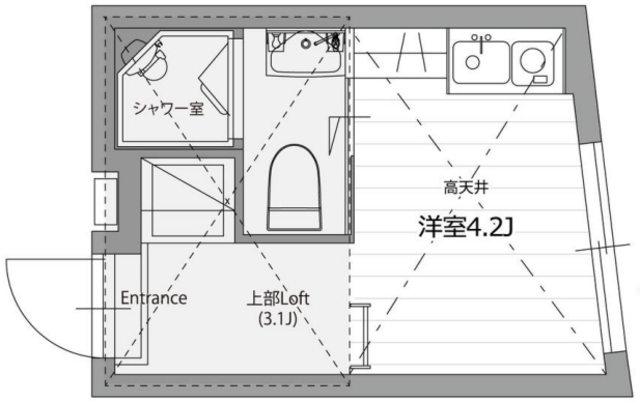 ビジュー池袋レジデンスの間取り