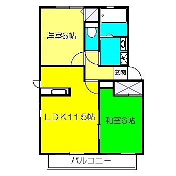 オークハイムの間取り