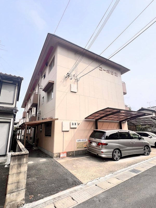 【長岡京市野添のマンションの建物外観】