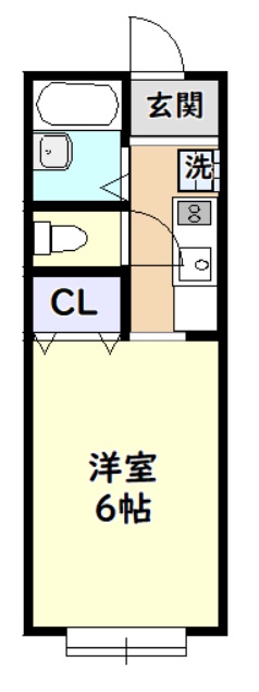 コーポサンフェローC棟の間取り