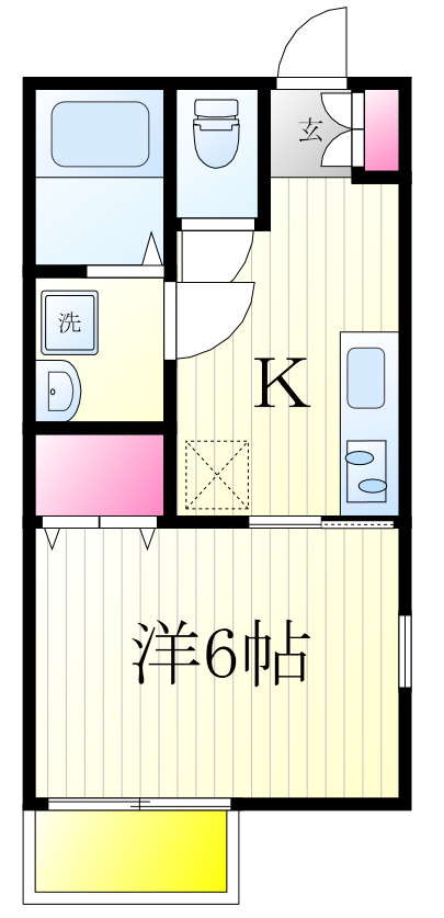 アパートメントK volVIの間取り