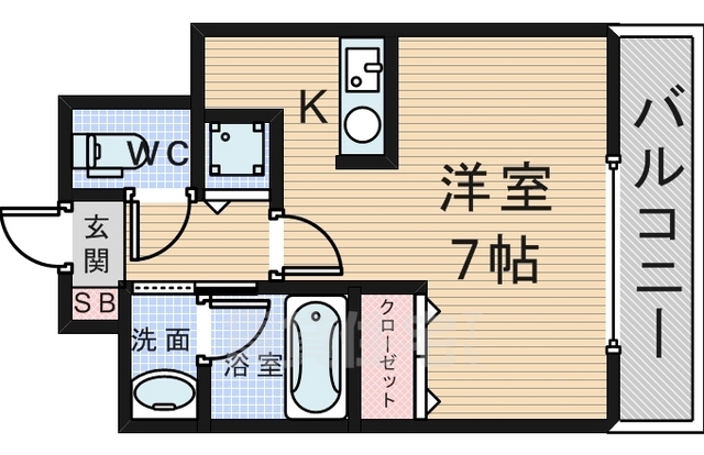 Sepia新豊中の間取り