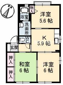 バリュージュ メルセの間取り