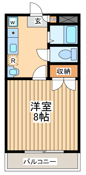 アンティ広田1の間取り