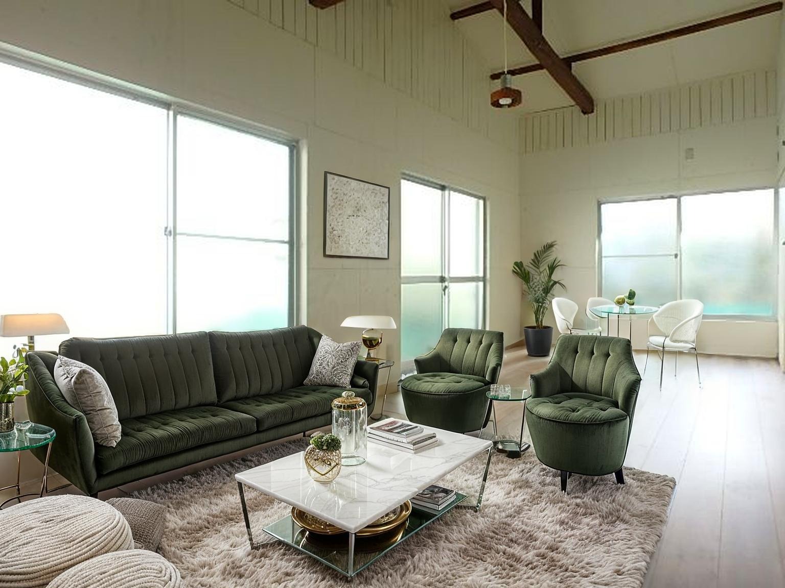 居室・リビング　調度品はイメージです