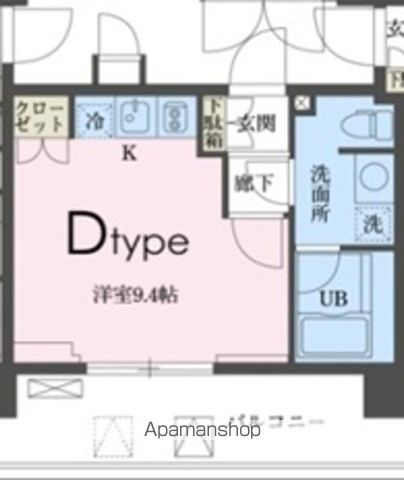 ガレリア東新宿の間取り