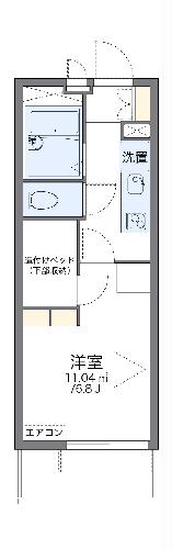 レオパレスひなたの間取り