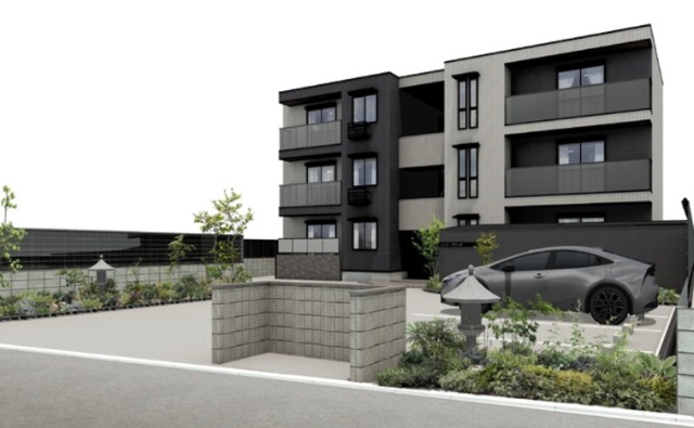 建物外観　完成予想パース