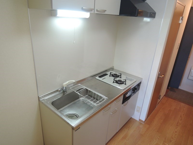 キッチン　グリル・2口ガスコンロ付キッチン