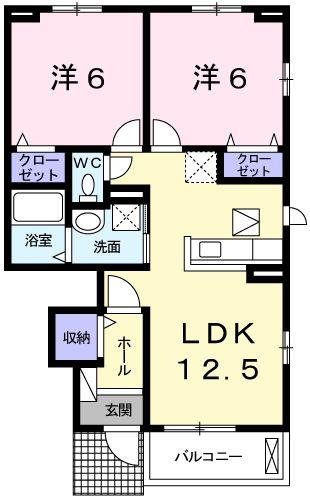 アンジュTの間取り写真