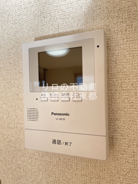 セキュリティ　ＴＶモニター付インターホンがあるので訪問者が一目でわかります