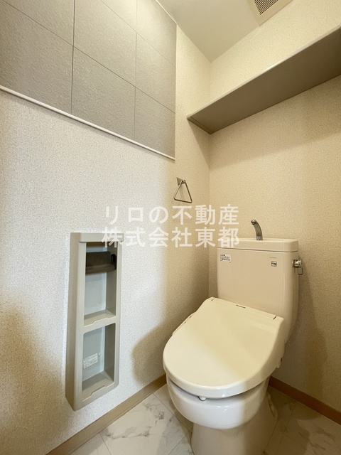 トイレ　洗浄便座付です！