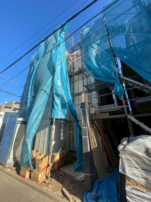 建物外観　建築中