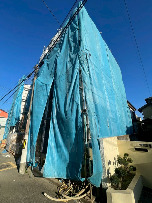 建物外観　建築中