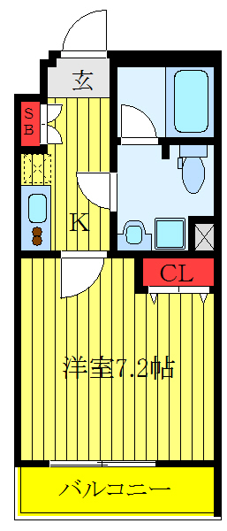 RELUXIA板橋区役所前の間取り写真