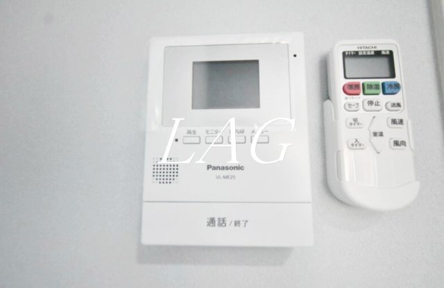 セキュリティ　モニター付きインターフォンです。