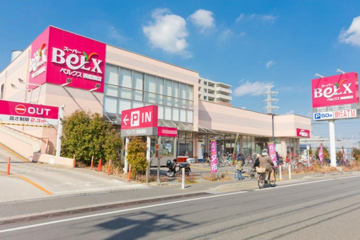 スーパー　BeLX(ベルクス) 西船橋店（スーパー）まで856m