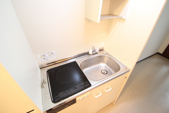 キッチン　写真は別の号室のものです。