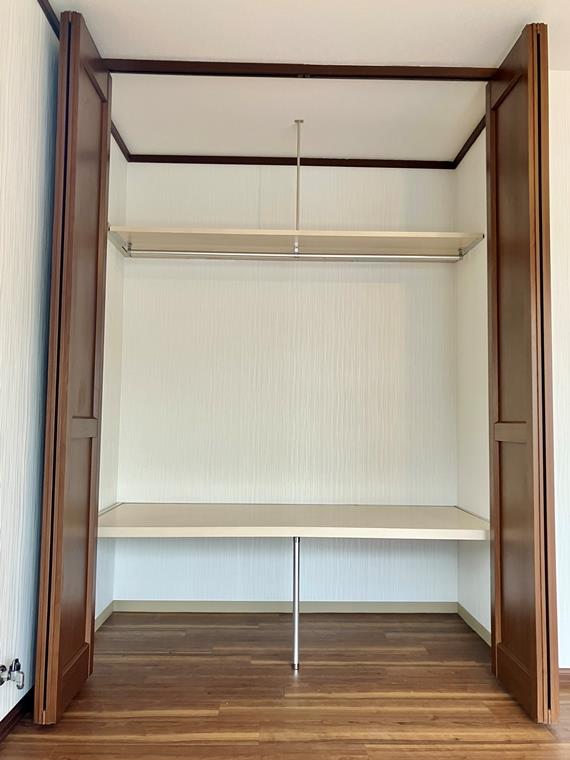 収納　たっぷりとした収納スペースです