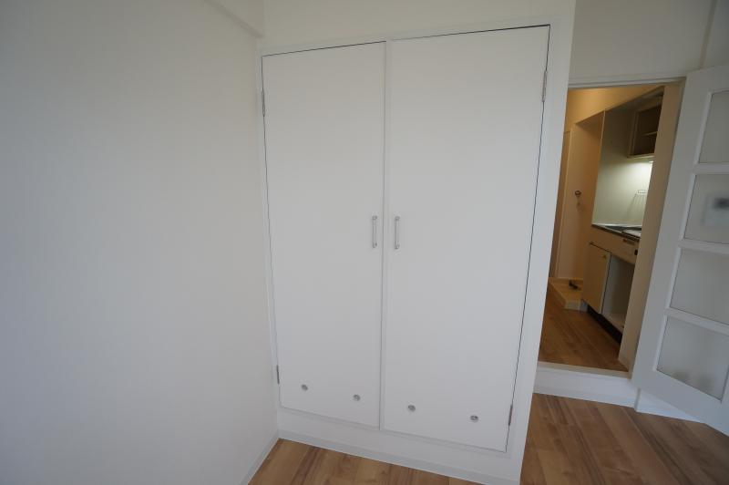 収納　たっぷりとした収納スペースです