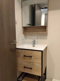 洗面設備　うれしい独立洗面台！