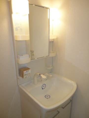 洗面設備　もちろん便利なシャンプードレッサーです