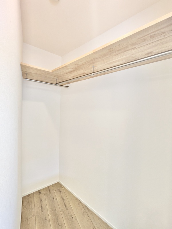 収納　使い勝手のいい収納付き