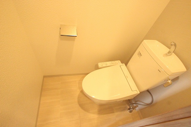 トイレ　同物件別号室の写真です。