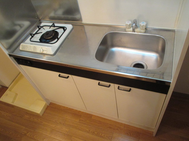 キッチン　1口ガスコンロ付きキッチンです