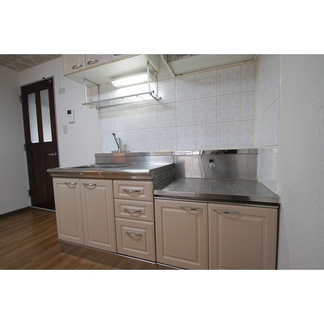 キッチン　ガスコンロ設置可