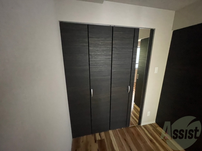 収納　洋室にはクローゼットがあるのですっきり片付きそうです。