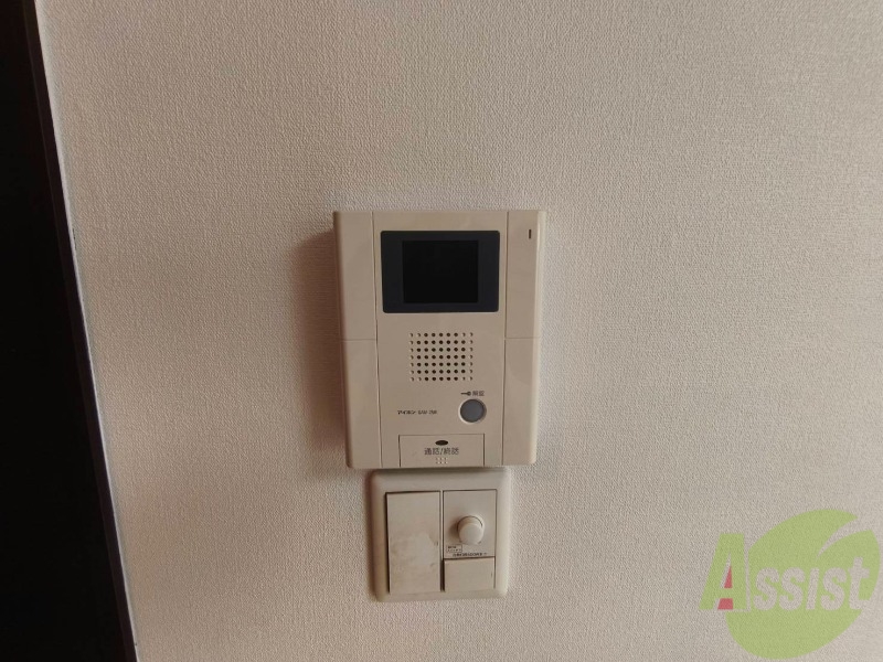 セキュリティ　インターホンで来客確認ができます。安心ですね。