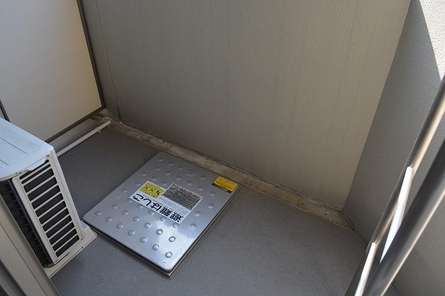 バルコニー　風通しの良いバルコニーです。