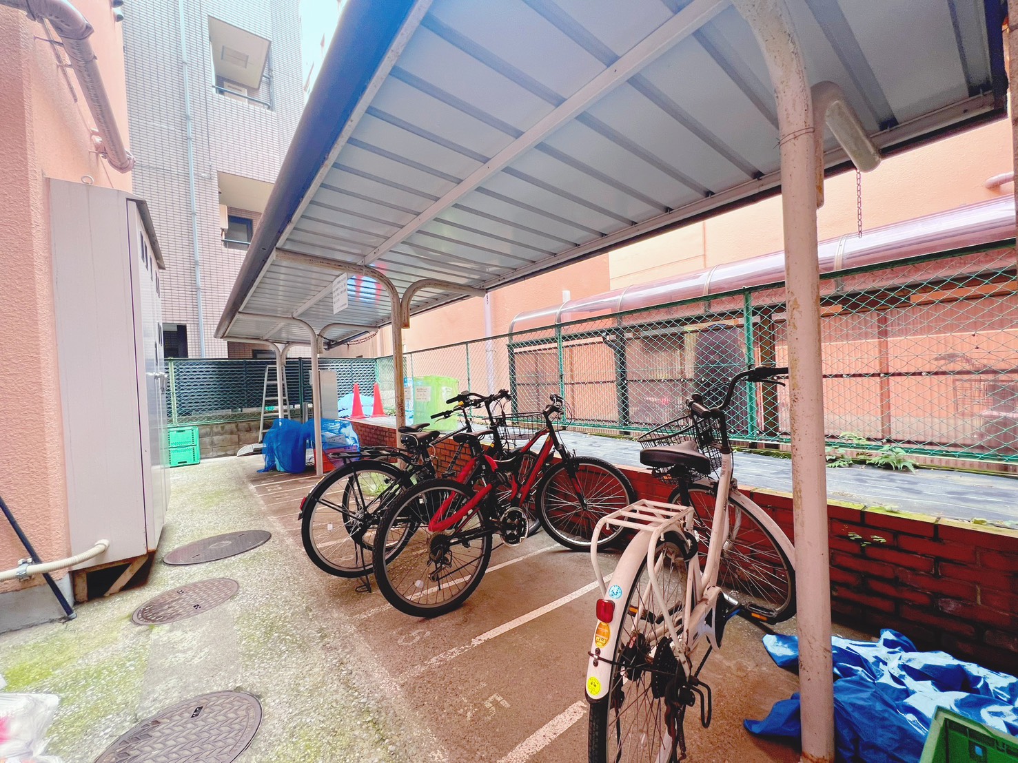 駐車場　駐輪場も完備！