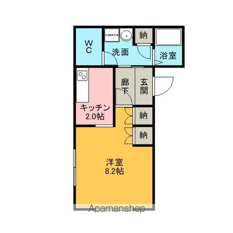 ＩＲいしかわ鉄道 小松駅 バス乗車時間：15分 最寄りバス停で下車 徒歩2分 2階建 築21年の間取り写真
