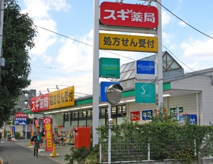 ドラックストア　スギ薬局 厚木愛甲店（ドラッグストア）まで616m
